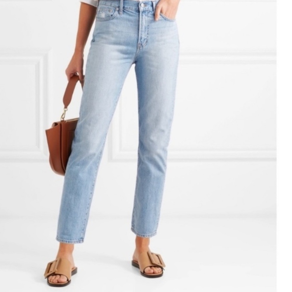 Madewell Light Blue Ankle Crop Jeans